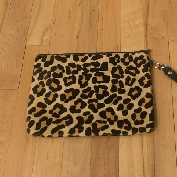 Leopard Print Clutch/Wristlet